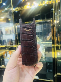 BAO DA VERTU DA CÁ SẤU NÂU SANG TRỌNG